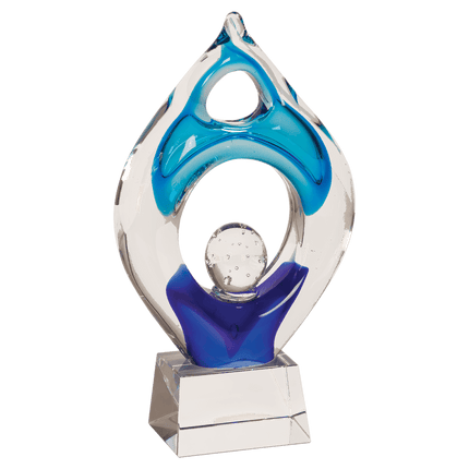 10 1/4" Winner Art Glass