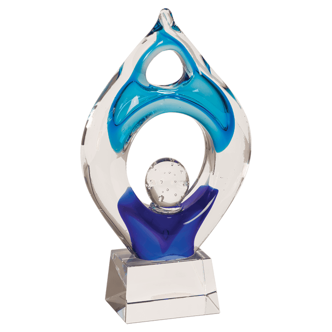 10 1/4" Winner Art Glass