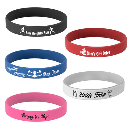 4 1/8" Silicone Bracelet