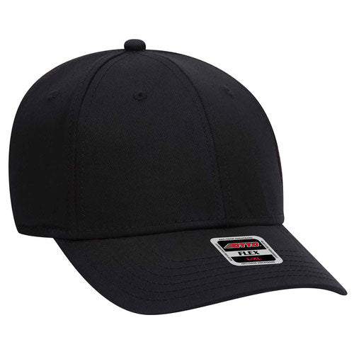 6 Panel Low Profile Baseball Cap Stretchable Superior Cotton Twill Hat Style: 11-1170