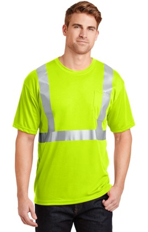Cornerstone Unisex ANSI 107 Class 2 Safety T-Shirt CS401