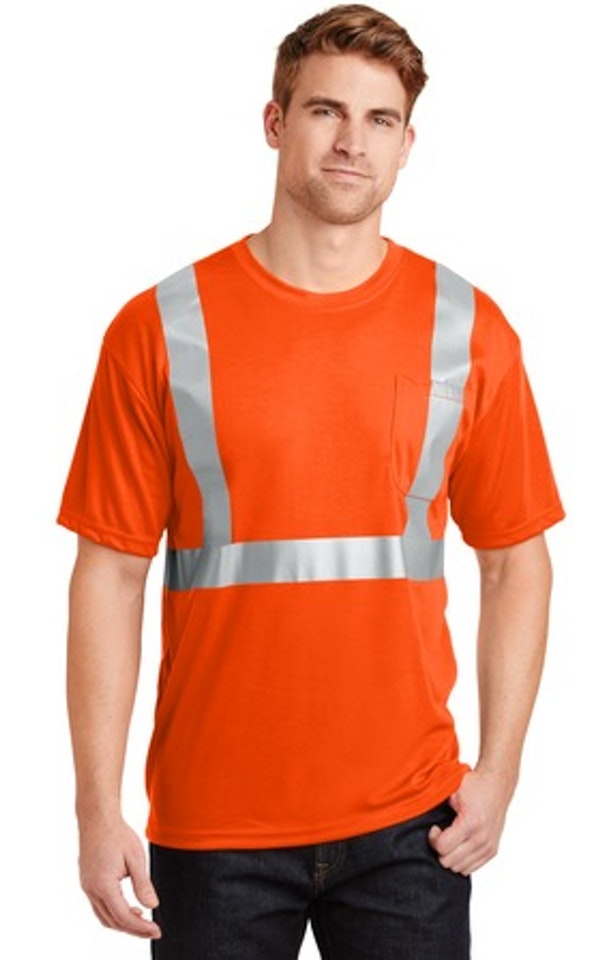 Cornerstone Unisex ANSI 107 Class 2 Safety T-Shirt CS401