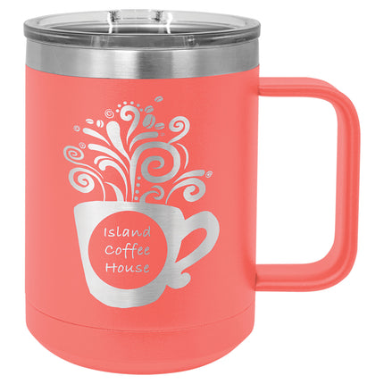 15 oz. Coffee Mug W/ Slide Top