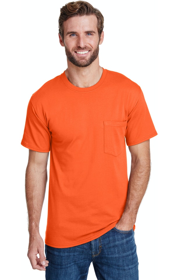 Hanes Adult Unisex Workwear Pocket T-Shirt W110