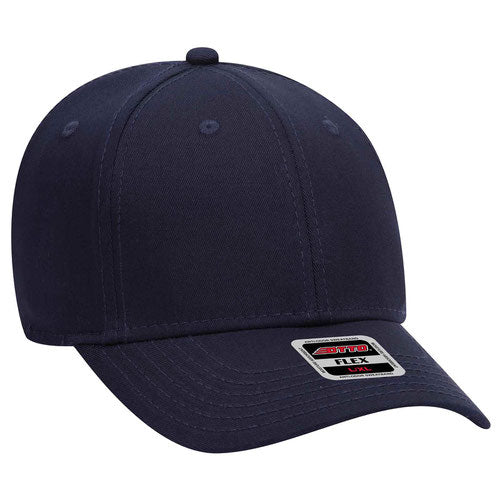 6 Panel Low Profile Baseball Cap Stretchable Superior Cotton Twill Hat Style: 11-1170