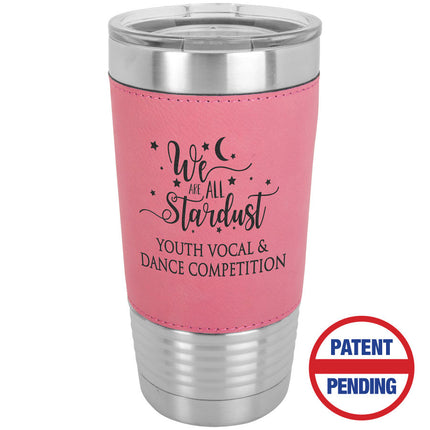 20 oz. Leatherette Tumbler W/ Slide Top